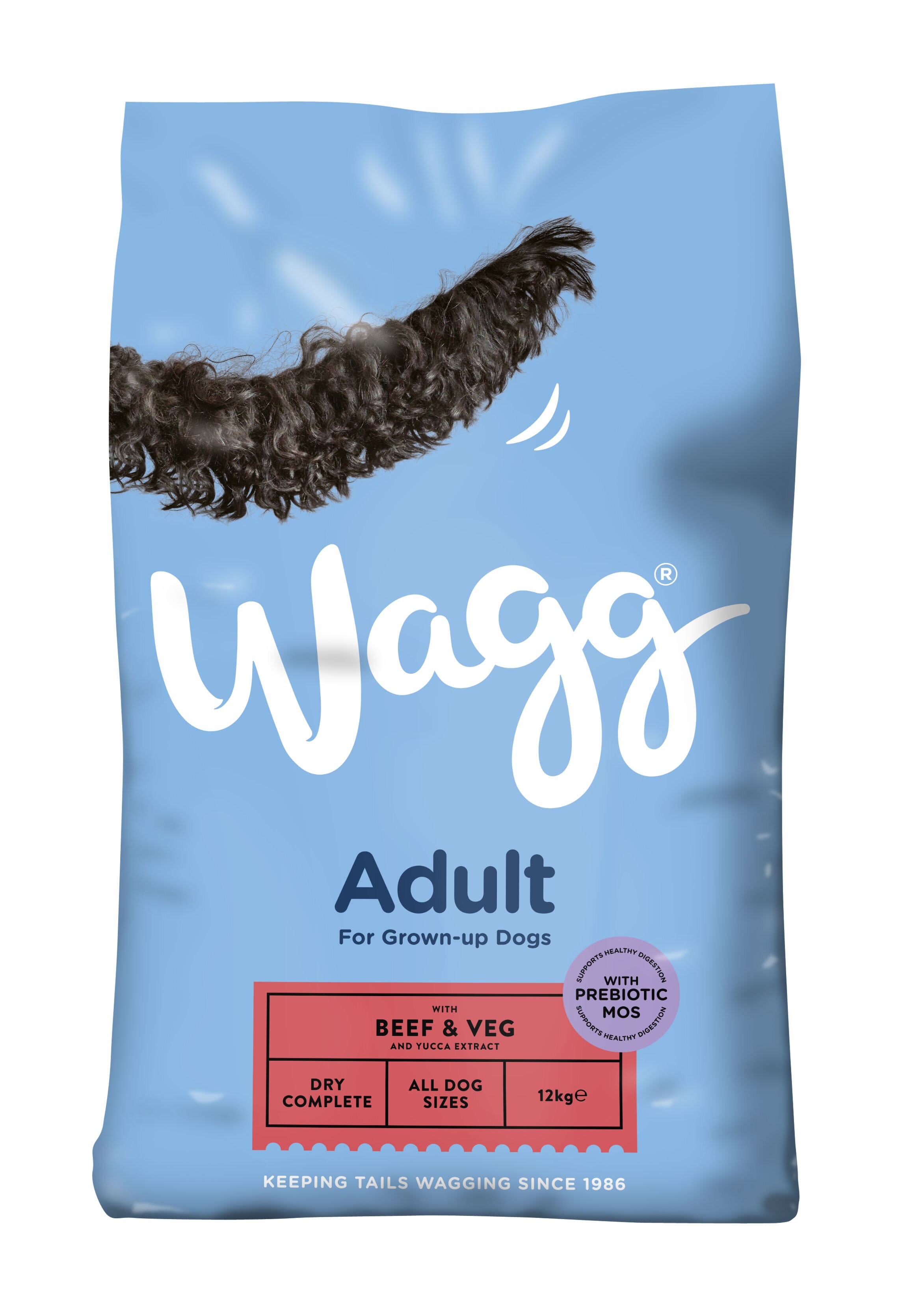 Wagg Complete Beef & Veg Dry Dog Food - 12kg